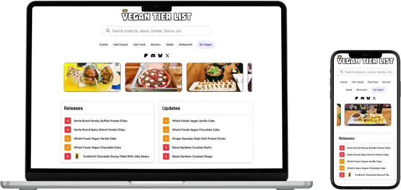 Vegan Tier List